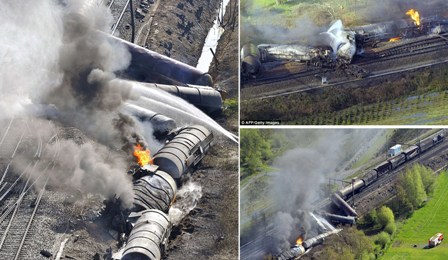 Kereta Angkut Bahan Kimia Meledak di Belgia, 300 Warga Dievakuasi 